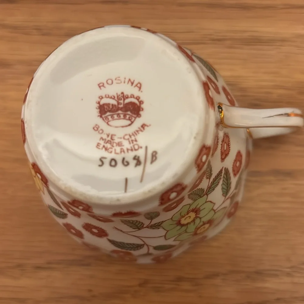 VINTAGE ROSINA TEACUP - Picture 3 of 3